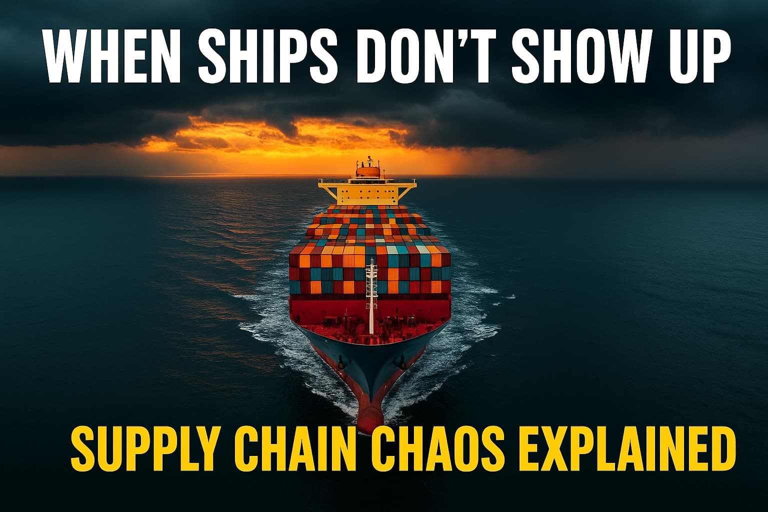 When Ships Don't Show Up: True Tales of Supply Chain Collapse